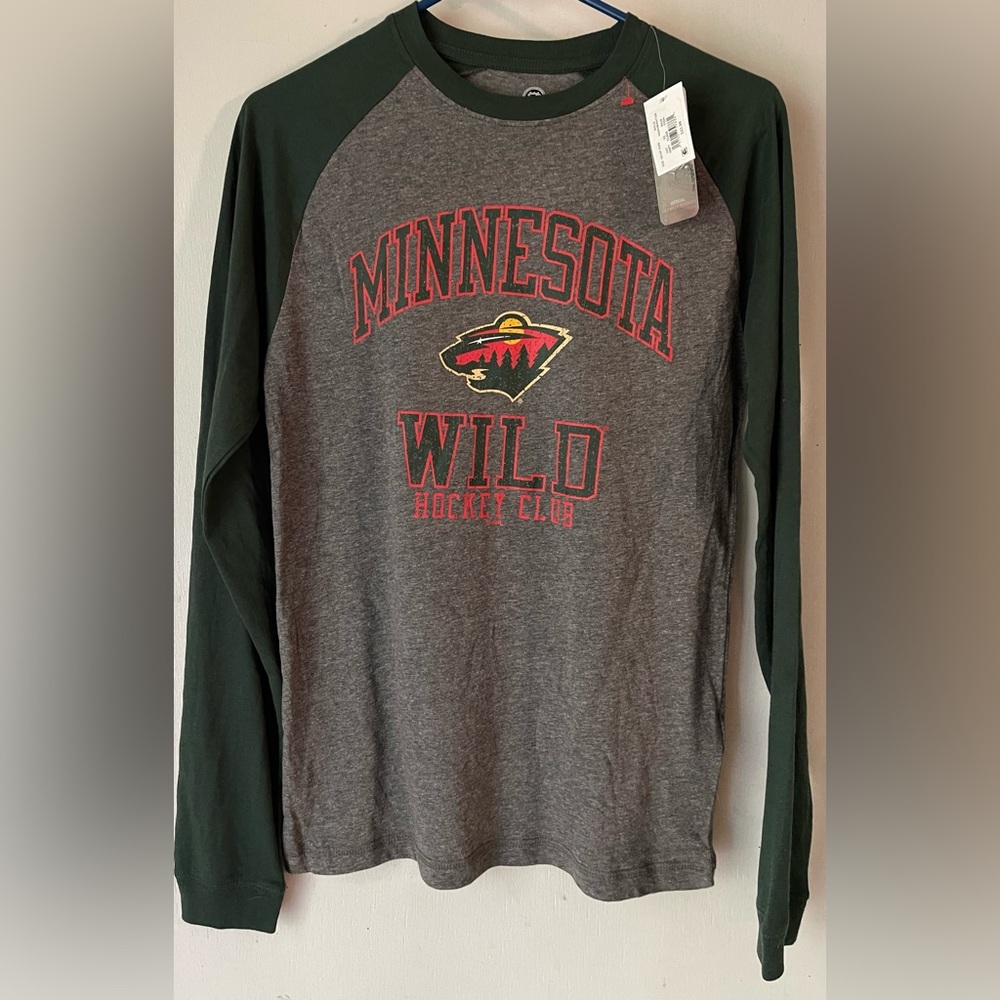 Women’s NHL Minnesota Wild Long Sleeve Shirt with tags